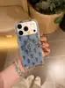 Funda de teléfono de mezclilla vintage con diseño de cruz 3D para iPhone 18 Pro Max, Apple 17, 16 y 15, con cobertura total y un asa