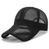 Gorra de Malla para Hombre de Verano Transpirable Gorra de Béisbol de Malla Completamente Hueca Gorra para Hombre Protección Solar al Aire Libre Gorra con Visera Pico de Pato Pato