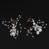 Tiara Super Fada Folha Dourada Guirlanda de Flores Tiara de Pérola Nova Coroa Doce Vestido de Casamento Europeu Acessório de Cabeça Infantil