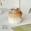 Fabricante de Taza Rayada Circular Vidrio Transparente Taza Nube Hogar Taza Desayuno Leche Taza Latte Americano Hielo Taza Agua