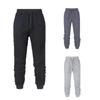 Calças Forradas com Lã Outono e Inverno Calças Esportivas de Exterior para Homem Fitness Moda Casual Nova Europeia e Americana Calças Grossas de Lã