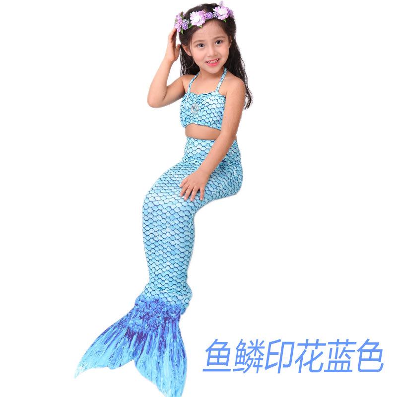 鱼鳞印花蓝色02