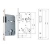 Cerradura magnética silenciosa de lujo, sencilla y accesible, serie Huayili 58, personalizada, para puertas de madera de interior, de fábrica