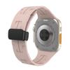 Para Apple Watch 123456789 Generación Ultra Caballo de Amor Hebilla Magnética Plegable Correa de Reloj de Silicona