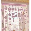 Cortina decorativa para puerta con diseño de perro Jade Gui Love Children, para dormitorio, cocina, entrada, cortina colgante, media cortina con forma de corazón para niña