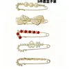 Broche Elegante y Sencillo, Broche para Chal, Broche Anti-Exposición, Juego de Broches de Perlas, Broche Ceñidor de Cintura, Broche con Forma de Calabaza