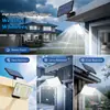 Luz de Jardín Exterior de Carga Solar Transfronteriza, Tipo Nuevo Impermeable para el Hogar, Iluminación de Puerta Rural Exterior, Luz de Pared