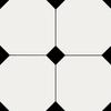 Crema Cuadrículas Cuadradas Azulejos Pequeños 400X400 Balcón Baño Azulejos de Piso Antideslizantes Todo-Cerámico Azulejos para Cocina de Restaurante