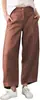 Pantalones de pierna ancha cropped ajustados de cintura alta, estilo casual suelto de nuevo estilo para verano, transfronterizos europeos y americanos, en color liso con botones