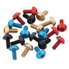 Tornillos para portabidones de bicicleta X-CANSUN bicicleta de montaña/bicicleta de carretera aleación de aluminio m5 * 12 tornillos para portabidones