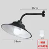 Luz de esquina de carretera LED luz de calle exterior todo aluminio industrial y minera entrada de pasillo luz de pared impermeable pantalla de lámpara de patio para uso doméstico