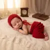 Novo produto transfronteiriço: Fantasia de dinossauro de mohair tricotada à mão para fotografia infantil, suéter para foto de bebê