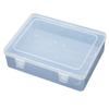Caja de plástico transparente rectangular engrosada con tapa caja de piezas de herramientas caja de almacenamiento caja de pp caja de almacenamiento grande al por mayor