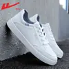 Zapatos de mujer sin cordones, zapatillas finas y transpirables, zapatos casual versátiles, zapatos blancos de cuero para mujer, estilo de pareja, venta al por mayor de zapatos de mujer