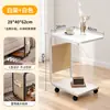 Mesa de centro cuadrada móvil en stock para sala de estar en casa, mesa simple lateral de sofá, mesita de noche de dormitorio, estante de almacenamiento