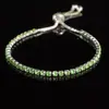 Pulseira de Zircônia Explosiva Transfronteiriça Pulseira de Tênis Ajustável Pulseira Totalmente de Diamante Luxo Leve Pulseira Feminina de Alta Qualidade Pulseira para Mulheres