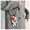 Hombre de jengibre navideño Lanyard cruzado para iPhone 17 Funda para teléfono Adecuado para Apple 15Promax Anticaídas Transparente Suave