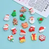 Mini Navidad Dibujos Animados Lindos Hechos a Mano DIY Accesorios para Joyería Pegamento de Crema Resina Pequeños Accesorios Material para Uñas Paquete