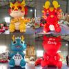Dibujo animado Año del Dragón inflable de dibujos animados modelo inflable 2024 Modelo inflable Año del Dragón actividad mascota grande Modelo inflable Año del Dragón