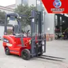 Empilhadeira elétrica 2 toneladas tipo carro de quatro rodas pequena hidráulica elevatória multifuncional de armazenamento manuseio empilhadeira