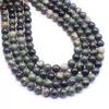 Cuentas sueltas de piedra Quzi, jaspe kambaba natural, cuentas redondas semiacabadas, pulsera DIY, accesorios de joyería al por mayor