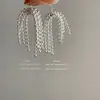 Pendientes de borlas con fuegos artificiales y bola de metal de Niche Advanced Sense para mujer, con personalidad exagerada, a la moda, para ir al trabajo y combinar con todo.