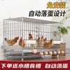 Gallinero Automático Ponedor, Jaula Plegable para Criar Pollos, Jaula Ponedora Doméstica para Pollos, Jaula de Granja para Criar Pollos, Jaula de Hierro para Criar Gansos y Patos