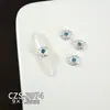 Acessórios de Nail Art Série Oceano de Verão: Estrela do Mar Luxuosa e Brilhante, Conchas, Águas-vivas, Pedras de Unha Azul Oceano Transparente