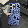 Funda Negra de Marca Moderna con Insignia Cromada Adecuada para iPhone 17, Apple 16 Pro Max, Cool 15, Estilo Moderno 14