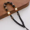 Joyería Estilo Antiguo Madera Ala de Pollo Cuentas Adorno de Mano Cadena de Muñeca Accesorios para Manualidades Llavero Colgante para Coche