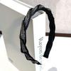 Nueva Diadema Elegante Negra con Lazo de Pedrería Diadema Accesorios para el Cabello de Mujer Pinza para el Cabello de Gama Alta Diadema Joyería