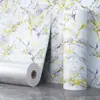 Adesivos de Parede Imitação Azulejo Mármore Autoadesivos à Prova d'Água e de Umidade Adesivos Decorativos para Parede de Fundo de TV de Sala de Estar