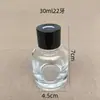 Botella difusora de aroma sin llama con forma de campana para coche, botella de perfume para fragancia de hombros redondos, botella de ratán para volatilización, botella de aceite esencial, jarrón para decoración del hogar