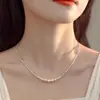 Collar de Perlas de Tamaño Graduado para Mujer, Elegante y Lujoso, Cadena de Clavícula de Gama Alta, Perfecto para Combinar con Vestidos Qipao, Accesorio de Ropa Popular