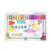 Marcadores Acrílicos de Colores para Niños, Set de Pintura DIY Graffiti de Gran Capacidad, Tinta Impermeable, Plumas Acuarela de Colores Apilables
