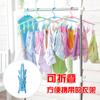 Estante secador de ropa plegable multiusos Van Tit original con 8 clips de plástico para ropa pequeña