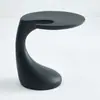 Mesa Auxiliar Pequeña Creativa Nórdica, Mesa de Esquina Simple Moderna, Mesa Pequeña para Sofá de Sala de Estar, Mesa de Café de Forma Irregular, Mesa de Noche Única