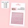 Parche decorativo de acrílico con forma de diamante para ojos, 3456 m, para maquillaje de ojos, con parte trasera adhesiva.