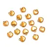 Pingentes DIY Coração Flor Animal Estrela Folha Pimenta Charms Aço Inoxidável Banhado a Ouro Real Ecológico Joias