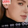 Venta Caliente Transfronteriza Pendientes de Acero de Titanio con Circonita Pequeños Versátiles Pendientes de Pedrería Sencillos Traje Pendientes de Clavo para Cartílago de Oreja Hombres y Mujeres para Mujeres