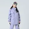 Chaqueta 3 en 1 de moda para exteriores para mujer, chaqueta de esquí gruesa con capucha para invierno, chaqueta impermeable y cortavientos para montañismo para hombre