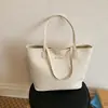 Bolsa tote retrô grande capacidade transfronteiriça para mulheres, nova tendência versátil de outono de 2026, bolsa de ombro diária, bolsa de ombro
