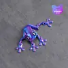 Impresión 3D transfronteriza junta de rana magnética modelo de animal vivo manualidades adornos de escritorio para refrigerador juguetes de moda de mano