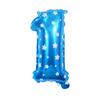 Pequeno balão digital versão de 16 polegadas dos EUA de decoração de corpo fino festa de aniversário comércio exterior balão de alumínio atacado balão digital