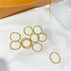 Novo Anel Céu Estrelado de Latão Dourado Areia Vietnamita, Anel de Estilo Moderno e Simples, Atacado do Fabricante