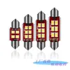 Luz LED de lectura de doble punta para coche, amplia presión de 31 mm, 4 SMD 3030, 36, 39, 41 mm, 6 SMD 2835, luz de compartimento