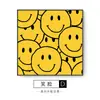 Lindo amarillo sonriente flor niño niña habitación infantil mesita de noche mural fondo de sofá pintura pintura colgante de nicho para el hogar