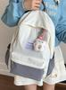 Bolsa de Lona Casual para Deslocamento Feminina 2025 Nova Mochila de Grande Capacidade Mais Fácil para Combinar Leve para Exterior Estudante