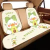 Cojín para Asiento de Coche Verano Seda de Hielo Funda para Asiento Casual Dibujos Animados Cojín de Asiento de Medio Paquete Cuadros Antideslizante Transpirable Cojín para Asiento Trasero