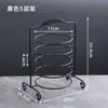 Estante de Platos Multicapa de Acero Inoxidable, Estante para Servir Fondue, Estante para Platos de Barbacoa, Estante Portátil para Alimentos, Estante Comercial para Preparación de Alimentos